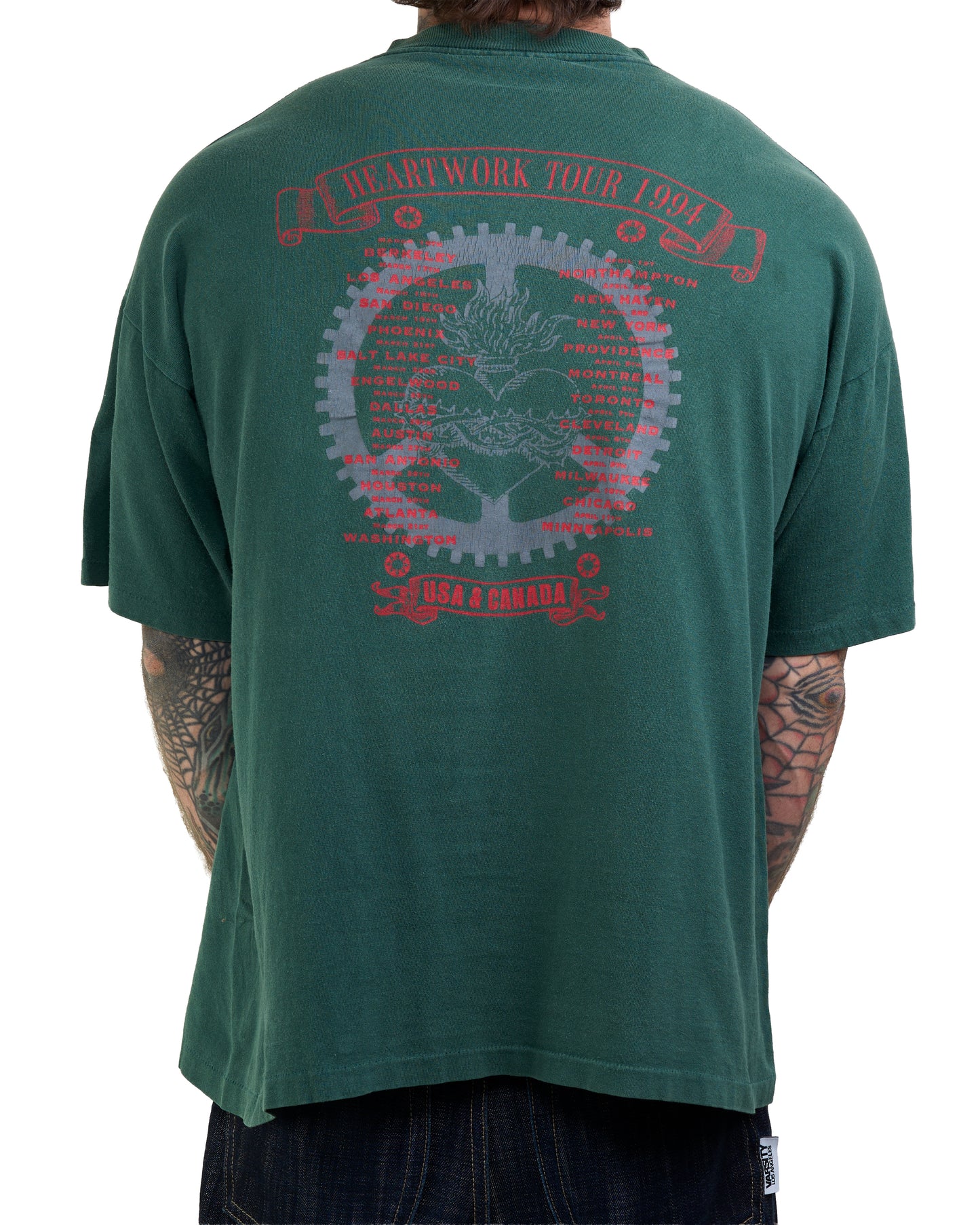 Vintage 1994 Carcass Heartwork Tour T-Shirt