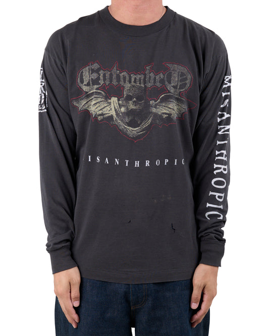 Vintage 1994 Entombed Wolverine Blues Canada Tour Longsleeve