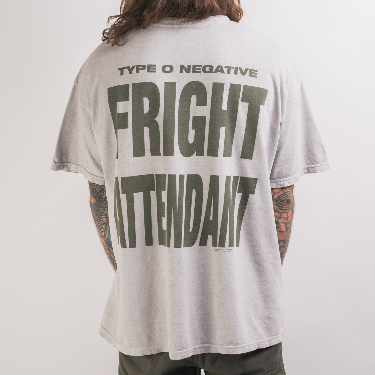 Vintage 1999 Type O Negative Fright Attendant T-Shirt – Mills 