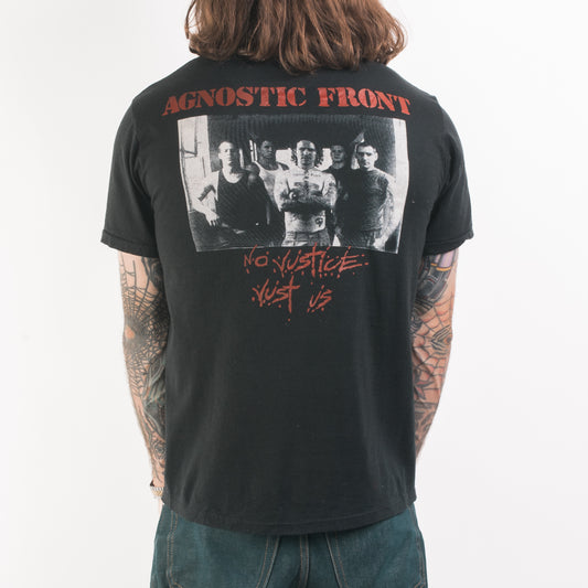 Vintage 80’s Agnostic Front No Justice Just Us T-Shirt