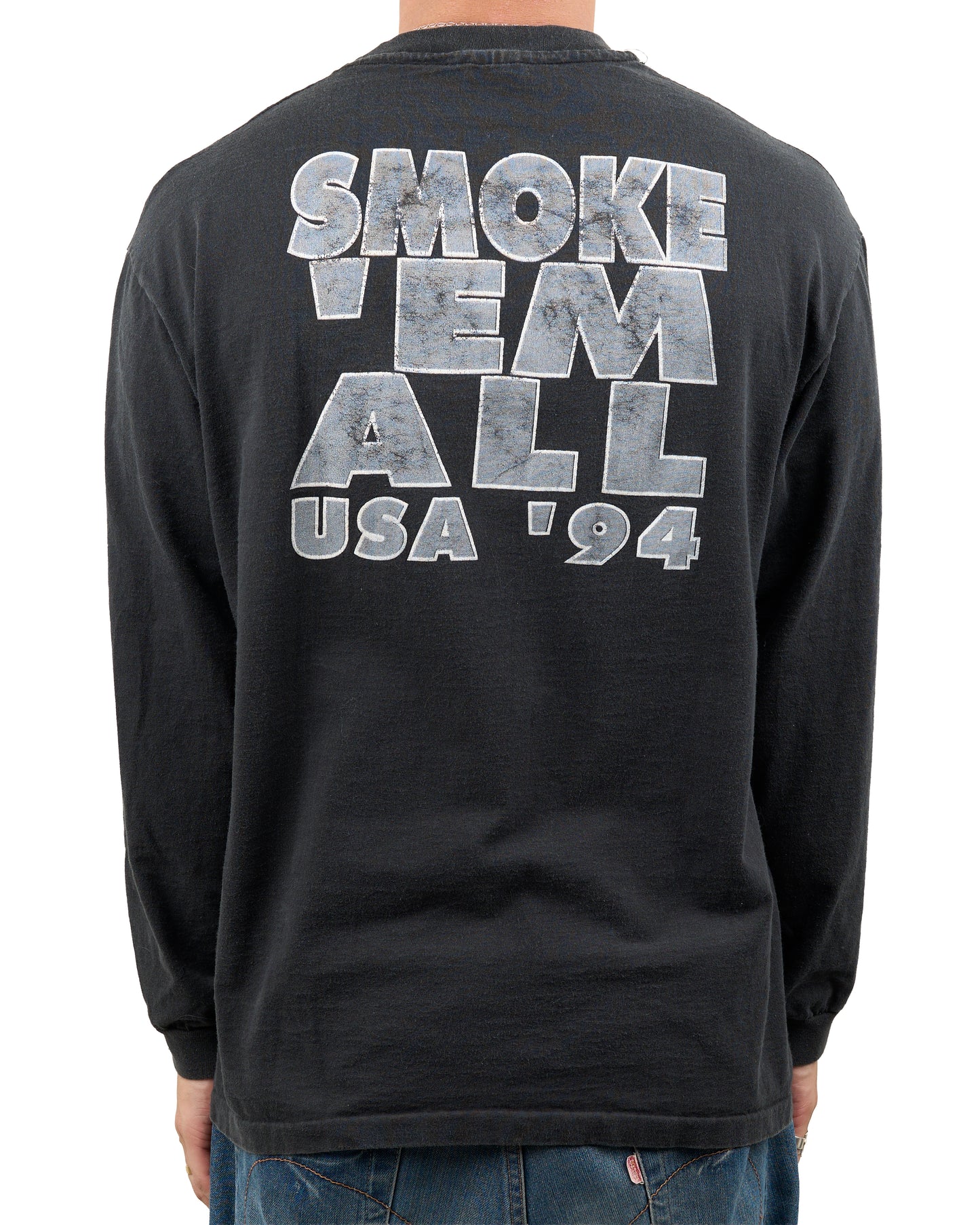 Vintage 1994 Life Of Agony Smoke ‘Em All Tour Longsleeve