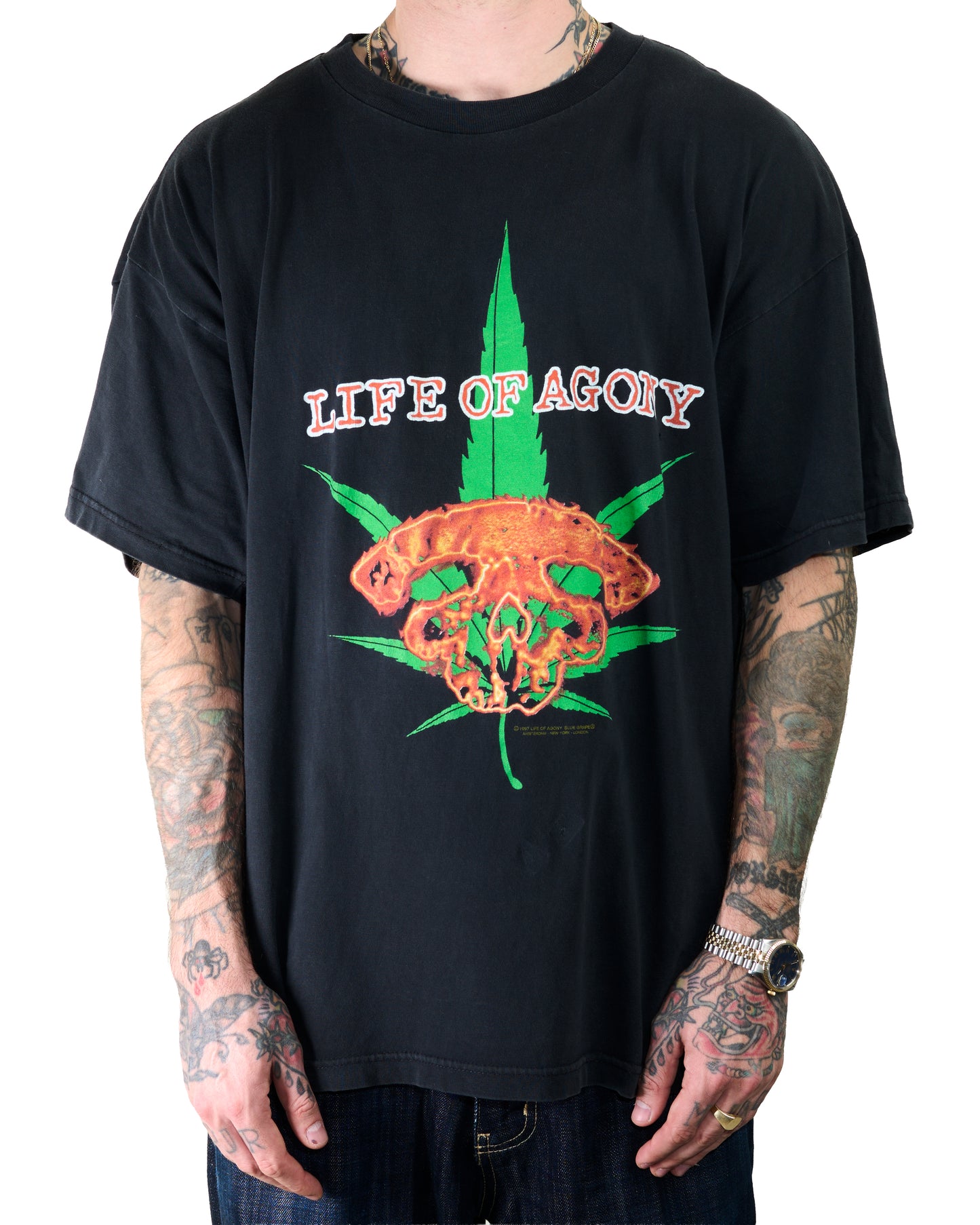 Vintage 1997 Life Of Agony Weeds T-Shirt