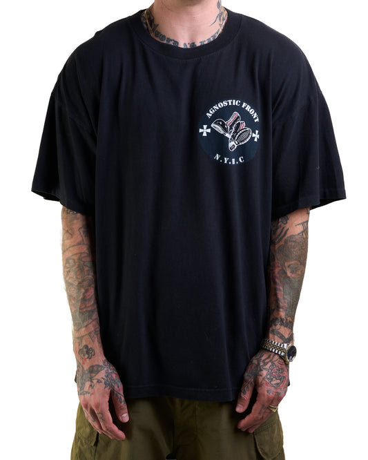 Vintage 90’s Agnostic Front There’s No Justice Just Us T-Shirt