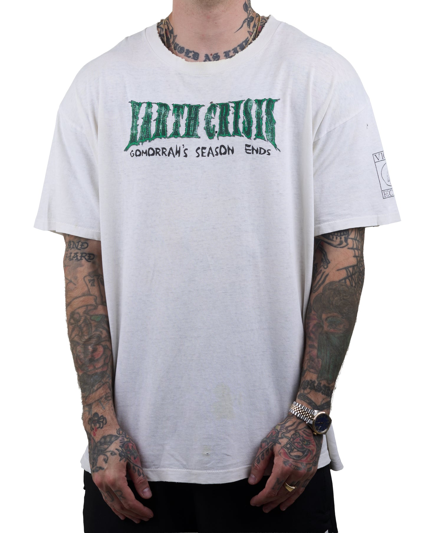 Vintage 90’s Earth Crisis Gomorrah’s Season Ends T-Shirt