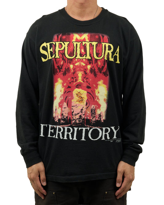 Vintage 1993 Sepultura Territory Longsleeve
