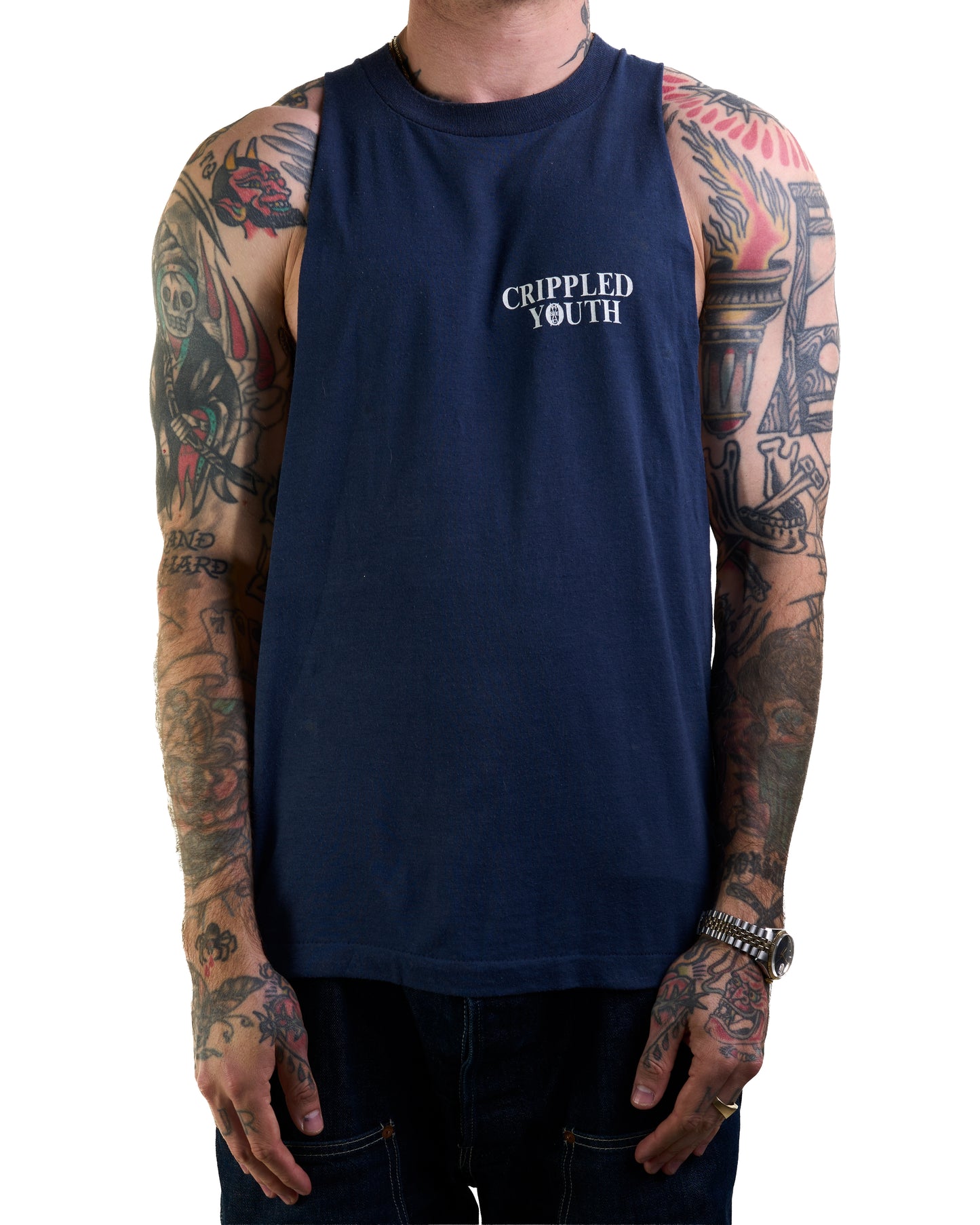 Vintage 80’s Crippled Youth Join The Fight T-Shirt