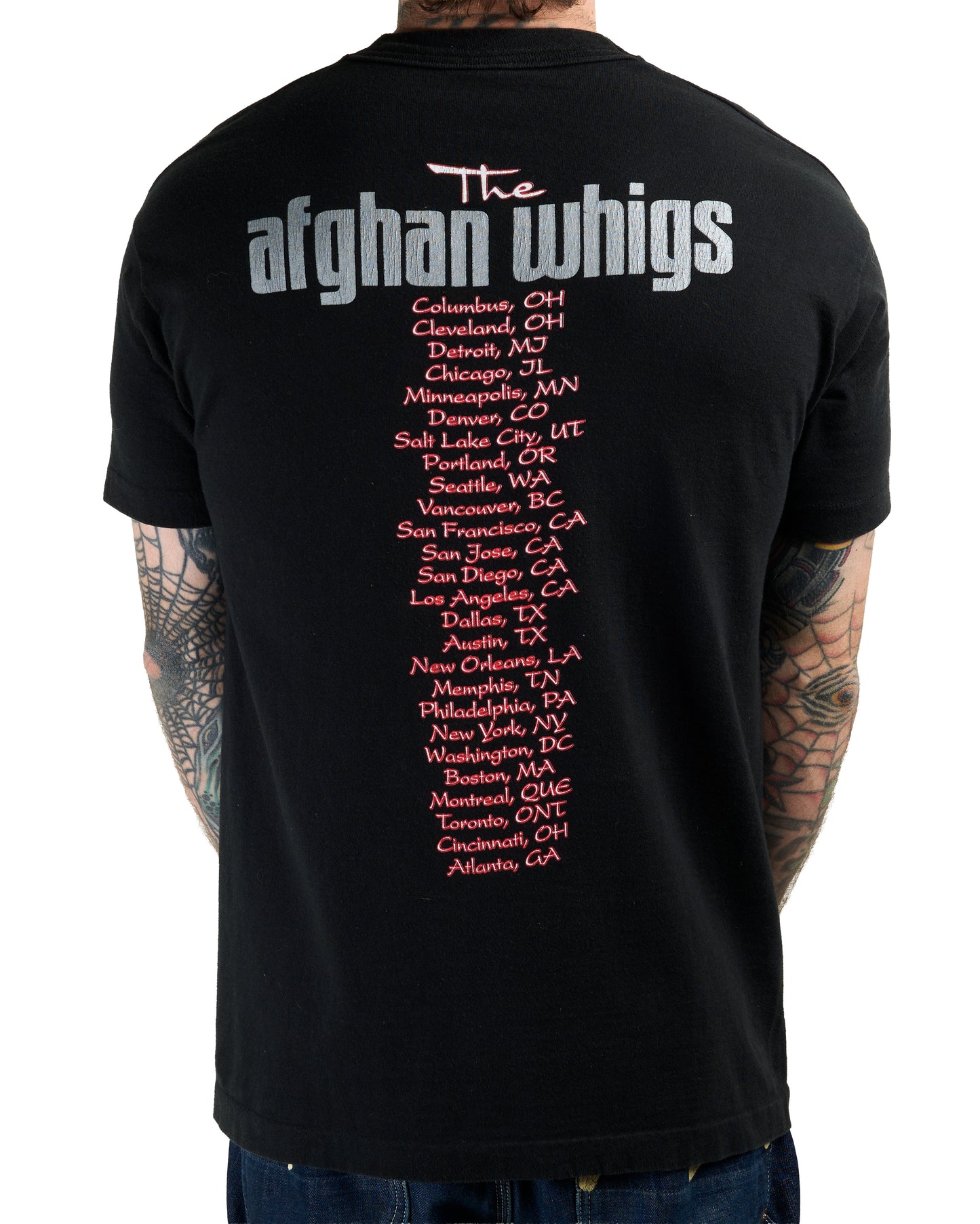 Vintage 1996 Afghan Whigs Tour T-Shirt