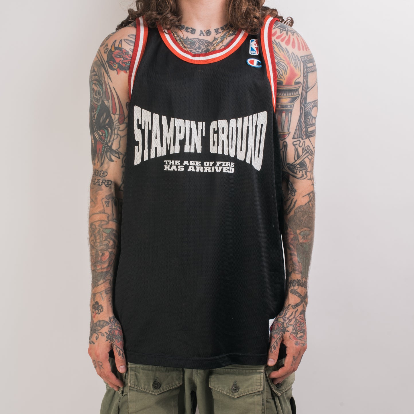 Vintage 90’s Stampin’ Ground Champion Basketball Jersey