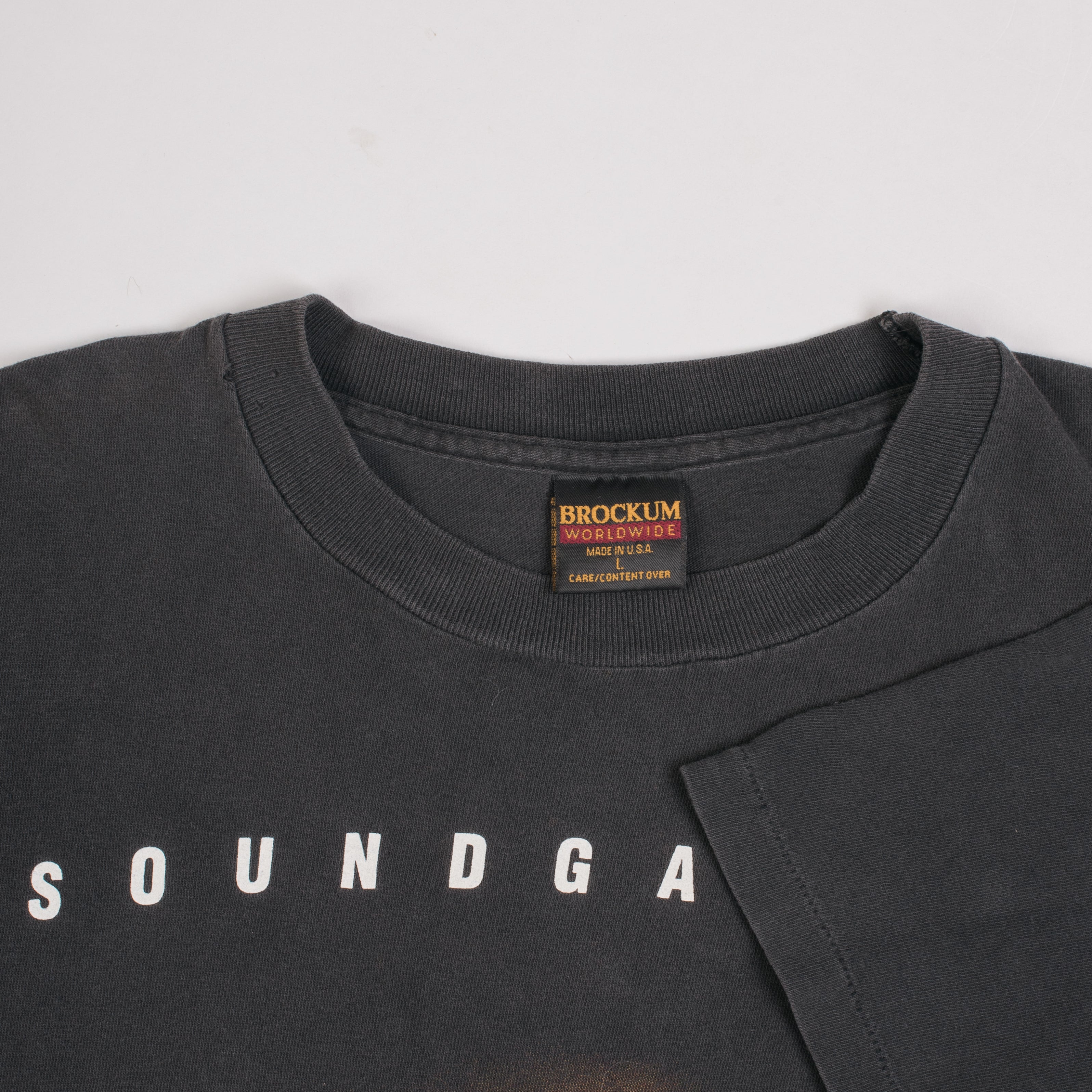【KOOLOSET】Soundgarden Black Washing Tee 1994 Soundgarden T-SHIRT – JERKS™