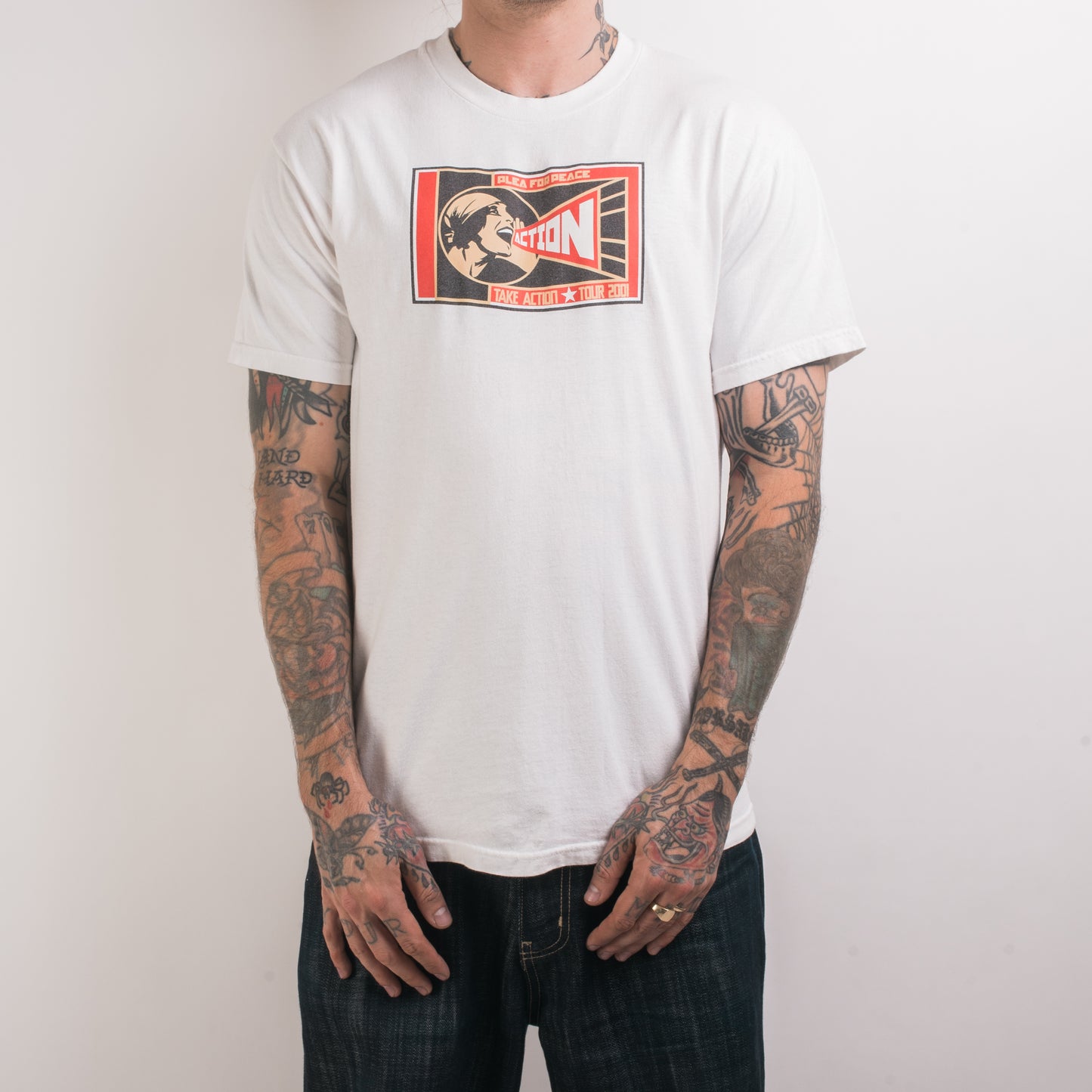 Vintage Plea For Peace Take Action Tour T-Shirt