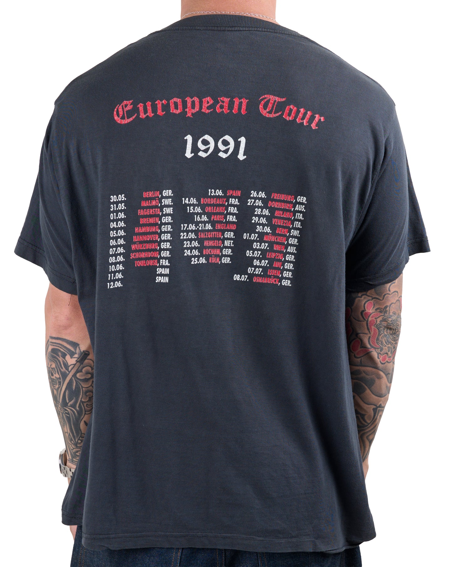Vintage 1991 Cro-Mags Best Wishes Tour T-Shirt