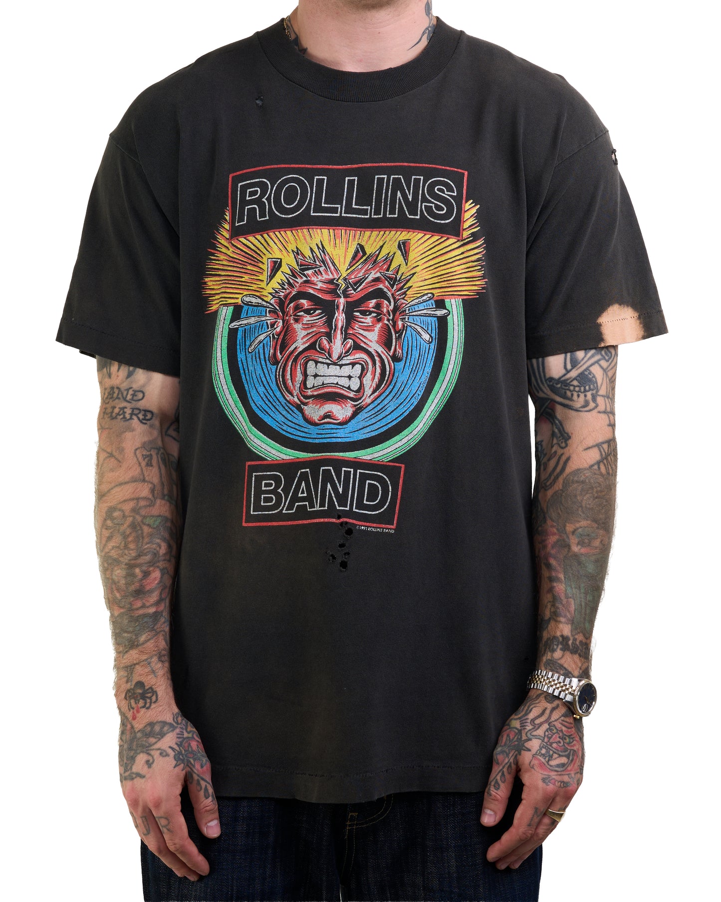Vintage 1991 Rollins Band The End Of Silence T-Shirt