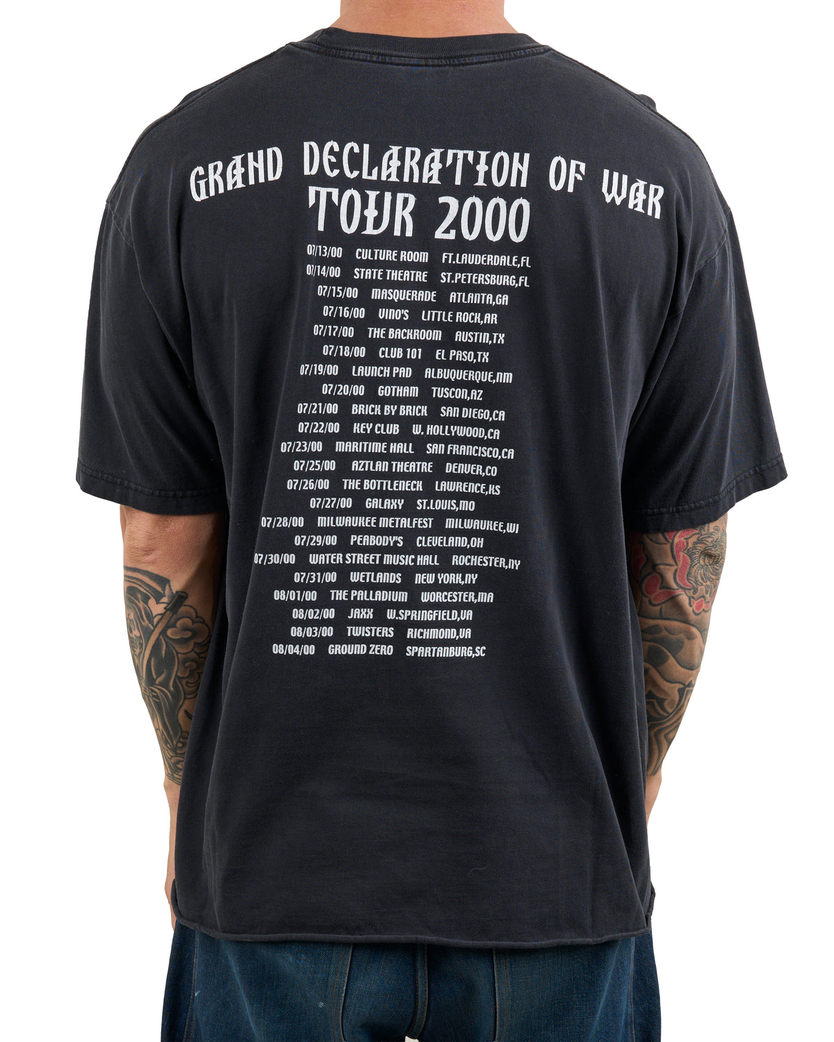 Vintage 2000 Mayhem Grand Declaration Of War Tour T-Shirt