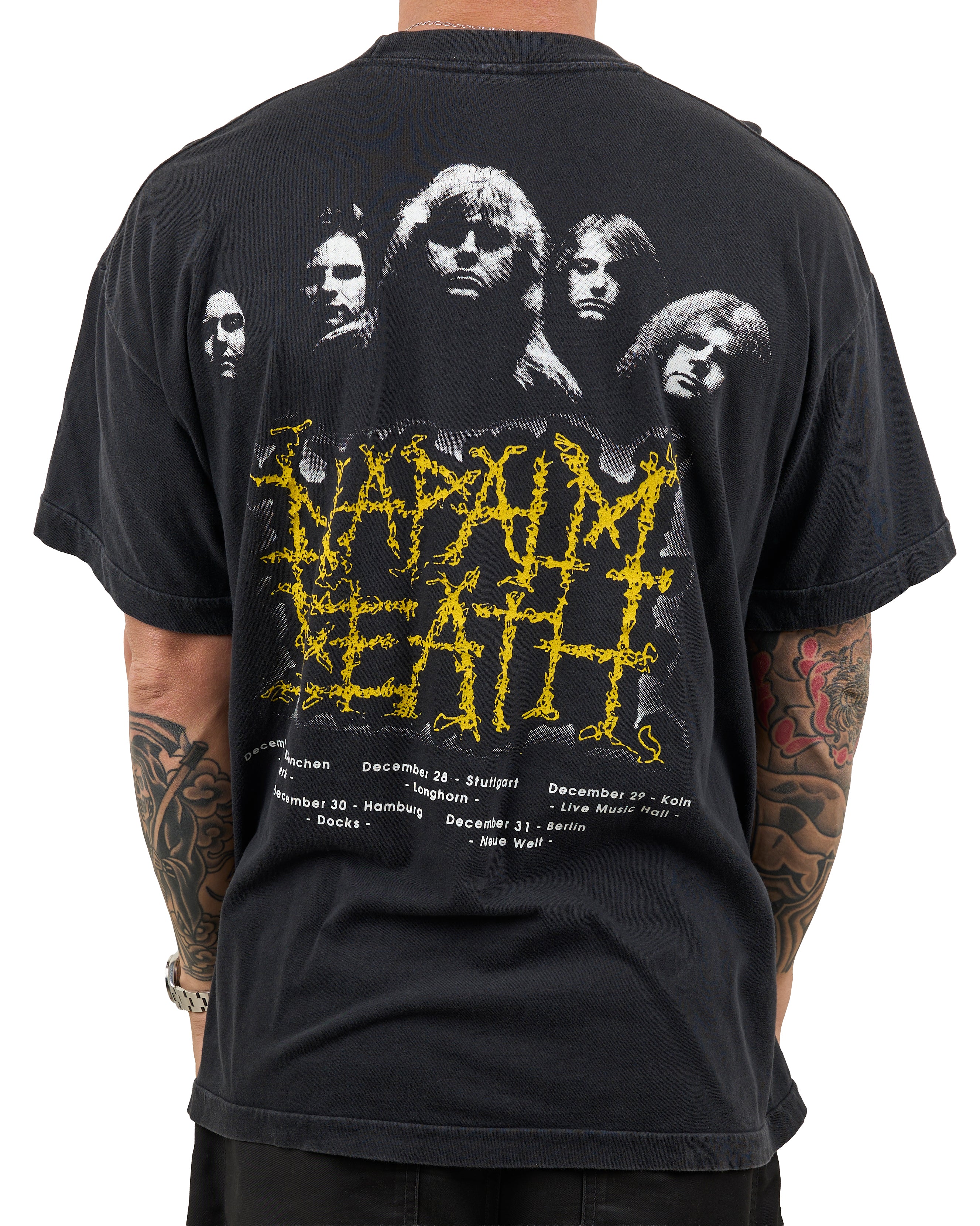 Vintage 90's Napalm Death Utopia Banished Tour T-Shirt – Mills