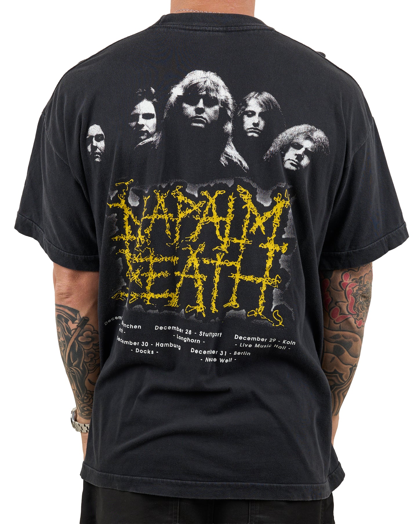Vintage 90’s Napalm Death Utopia Banished Tour T-Shirt