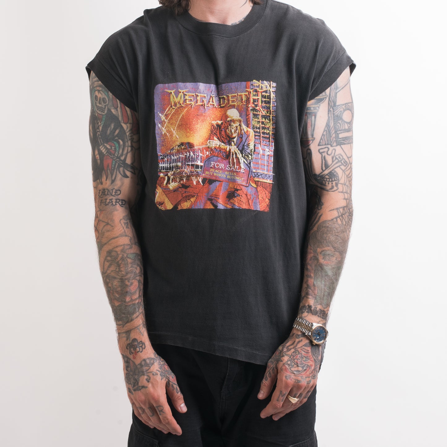 Vintage 80’s Megadeth Peace Sells Muscle T-Shirt