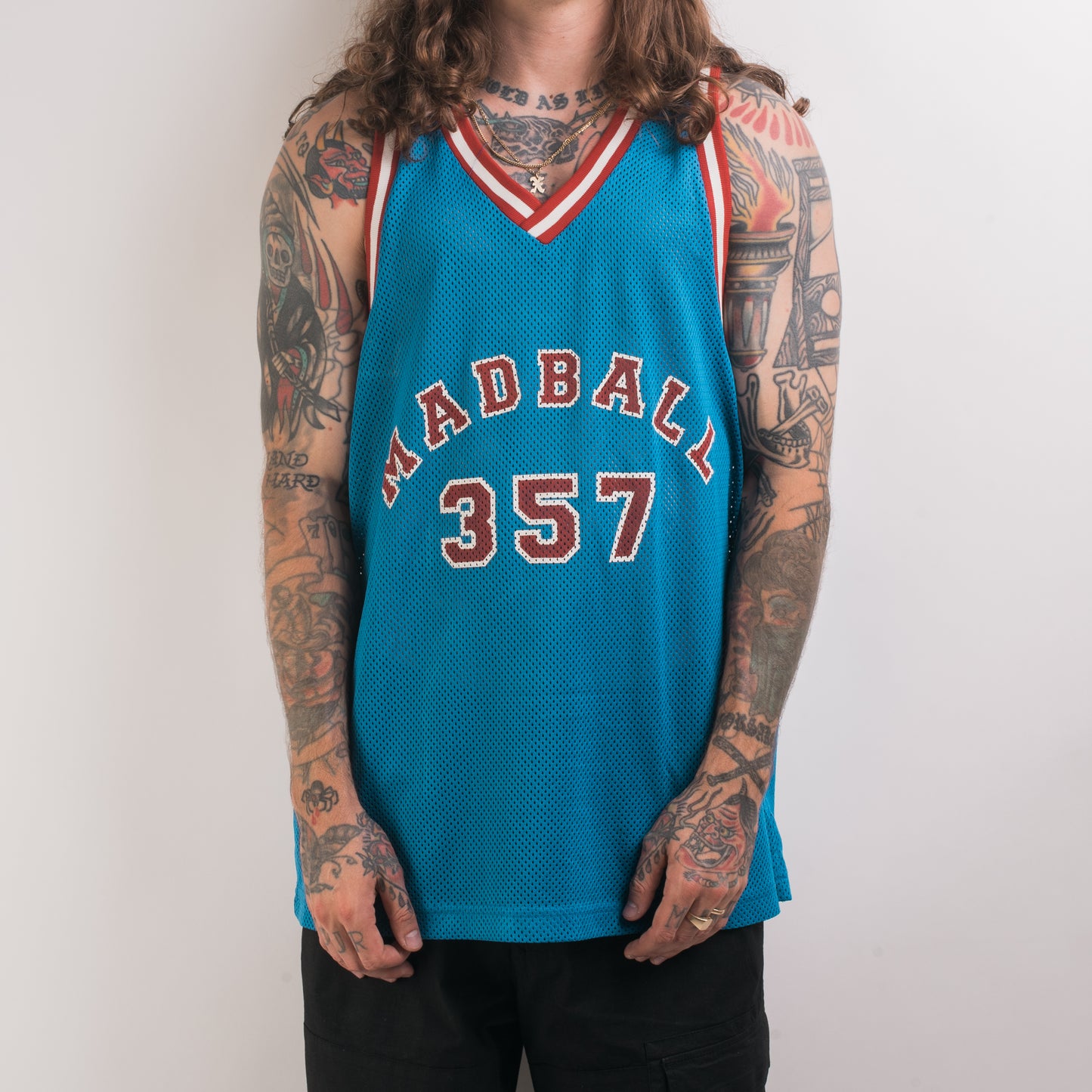 Vintage 90’s Madball 357 Basketball Jersey
