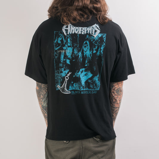 Vintage 1994 Amorphis Black Winter T-Shirt