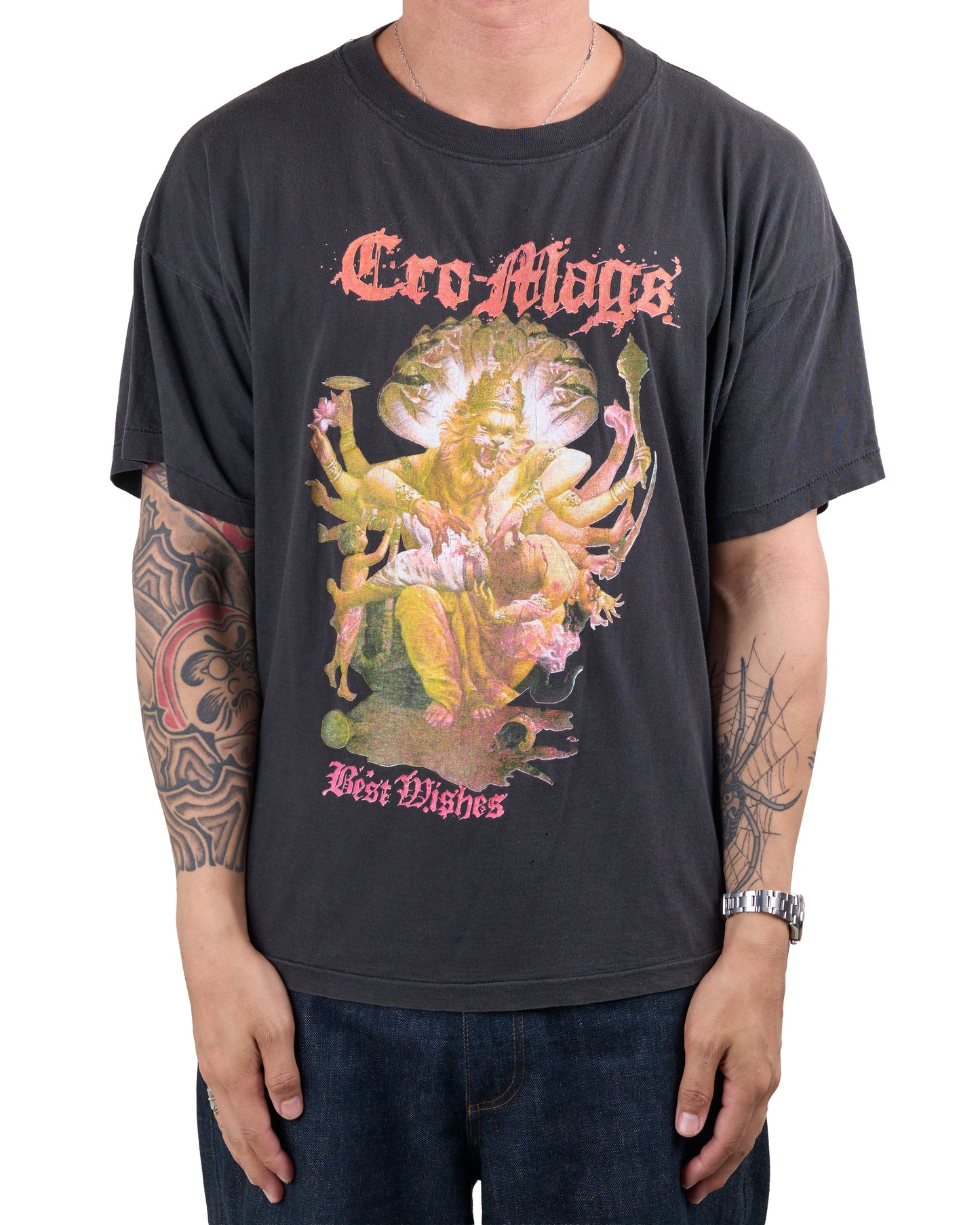 Vintage 1991 Cro-Mags Best Wishes Tour T-Shirt