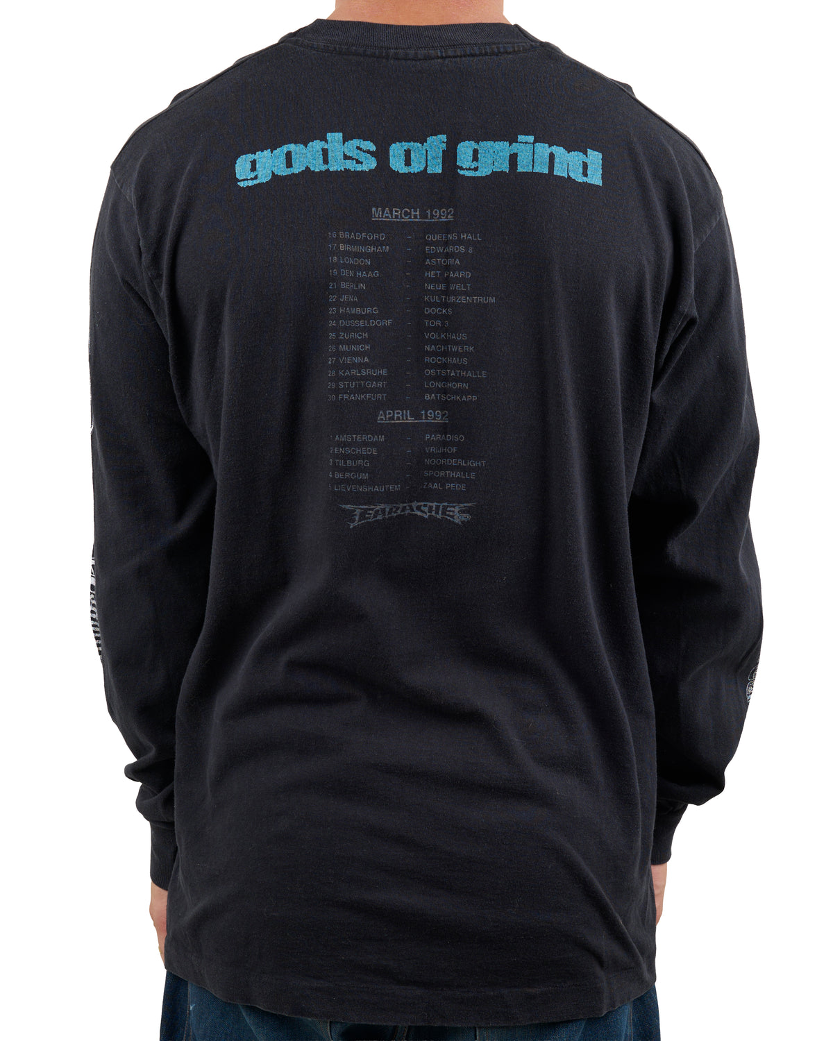 Vintage 1992 Gods Of Grind Tour Longsleeve