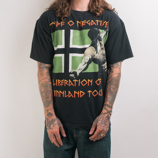Vintage 1996 Type O Negative Liberation Of Vinnland Tour T-Shirt
