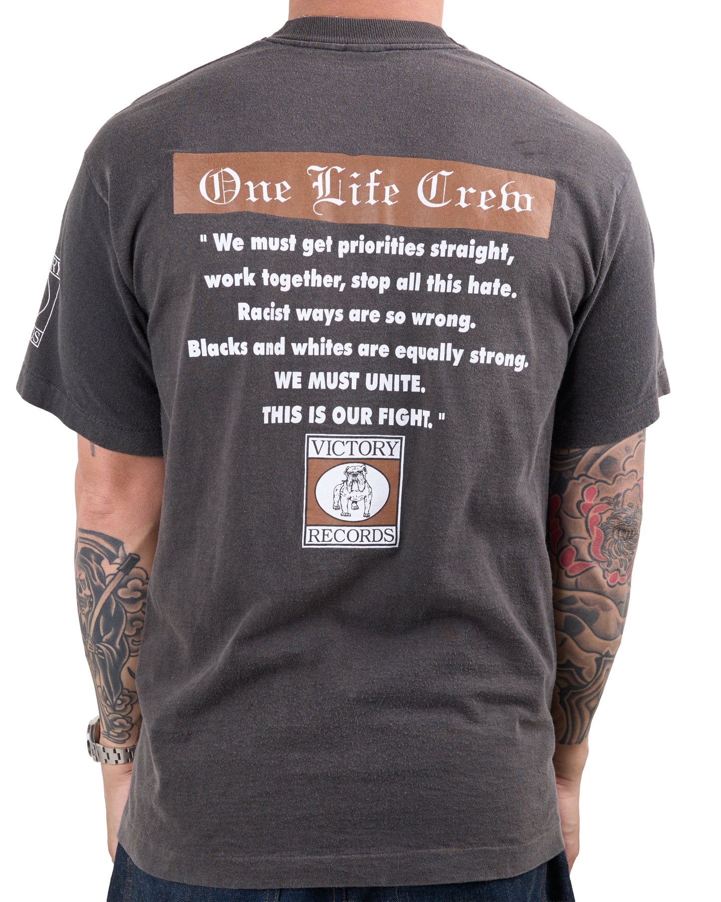 Vintage 90’s One Life Crew Our Fight T-Shirt
