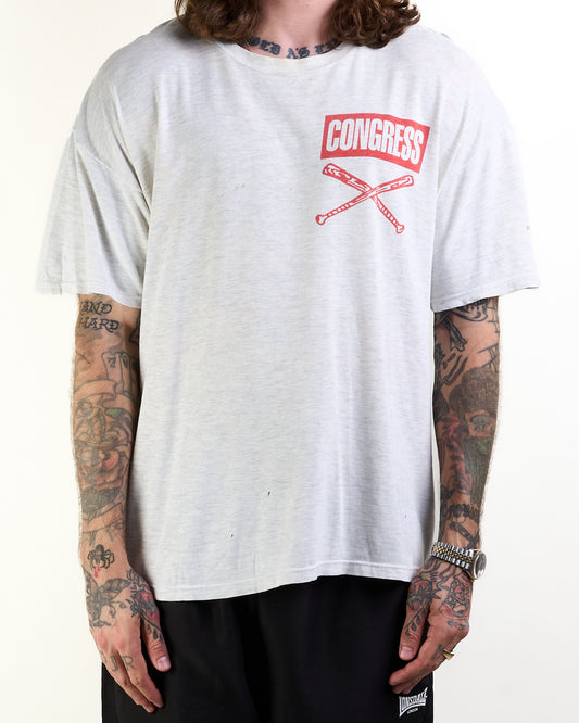 Vintage 90’s Congress One Life Drug Free Rip T-Shirt