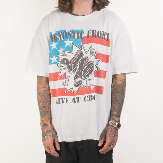 Vintage 90’s Agnostic Front Live At CBGB T-Shirt