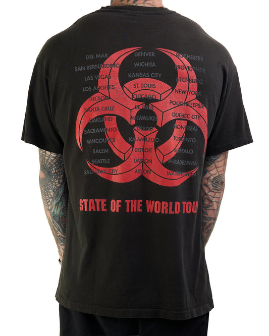 Vintage 90’s Biohazard State Of The World Address Tour T-Shirt