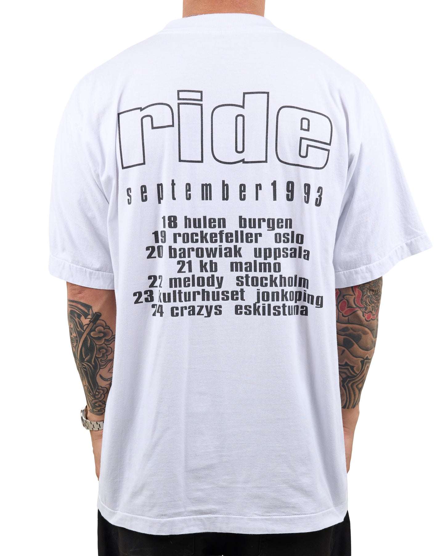 Vintage 1993 Ride Tour T-Shirt