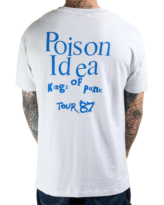 Vintage 1987 Poison Idea King Of Punks Tour T-Shirt