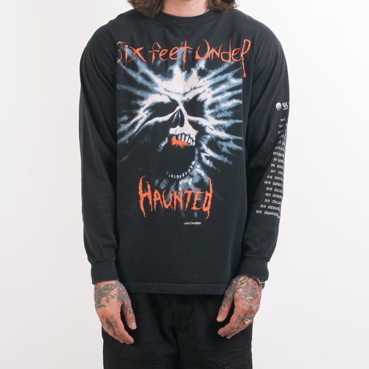 Vintage 1995 Six Feet Under Haunted Tour Longsleeve