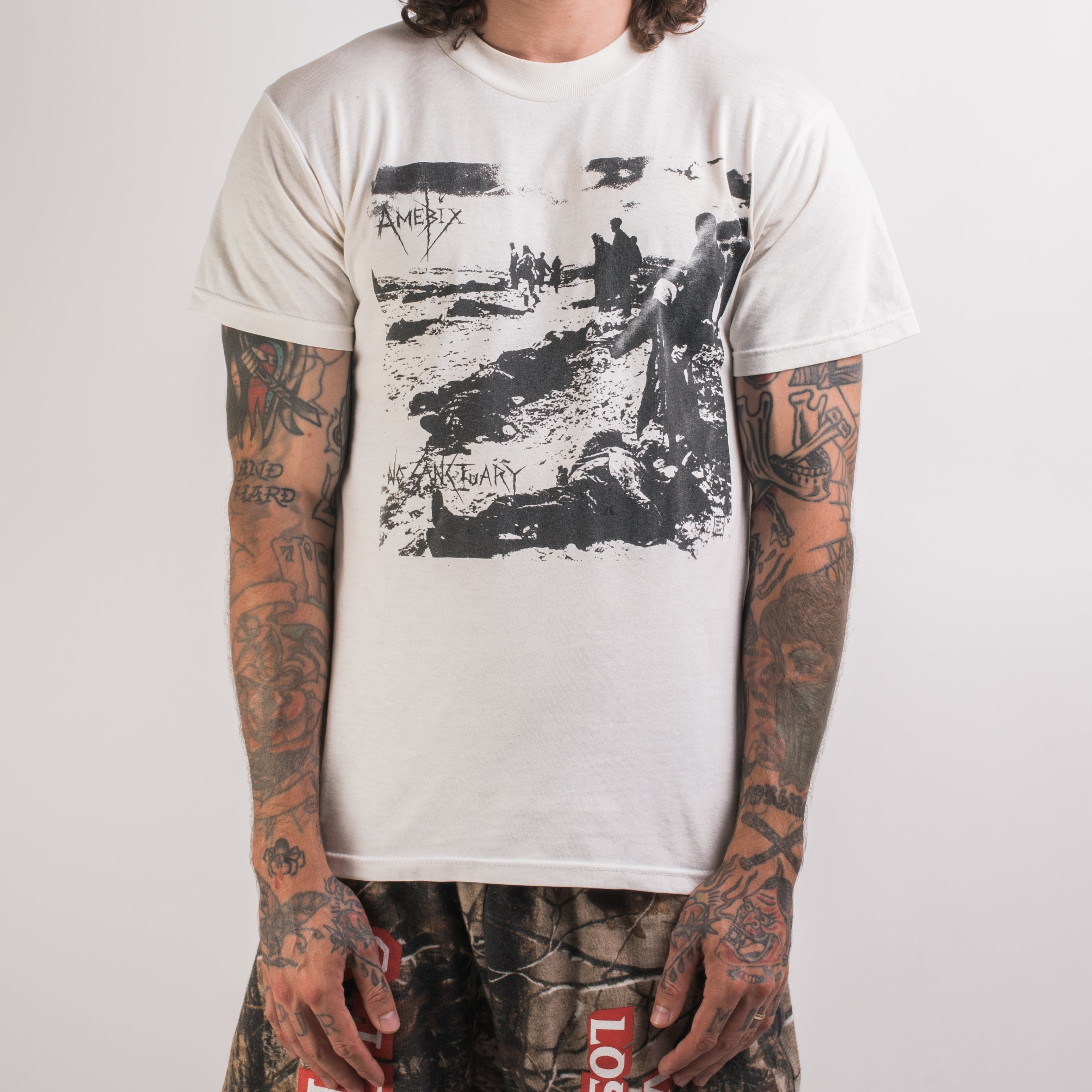 Vintage 90's Amebix No Sanctuary T-Shirt – Mills Vintage USA