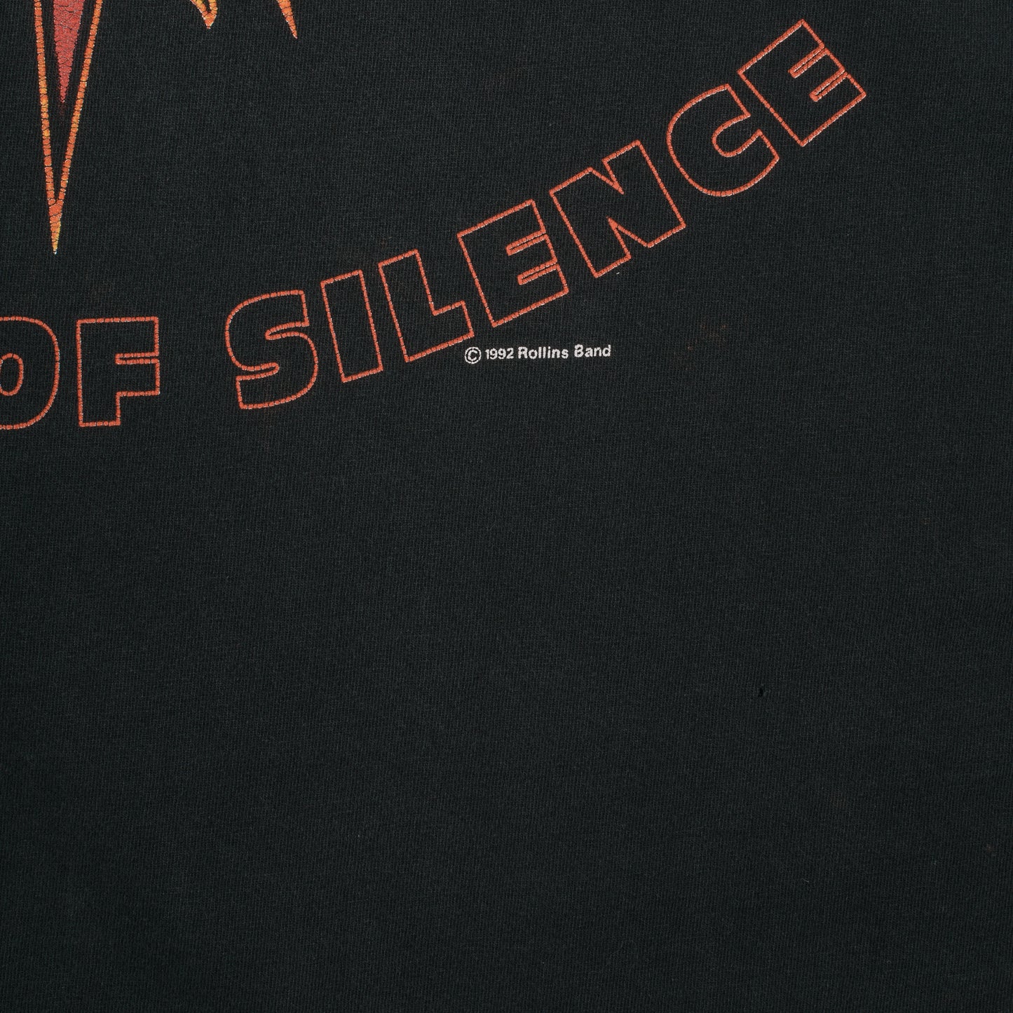 Vintage 1992 Rollins Band Silence Sucks T-Shirt