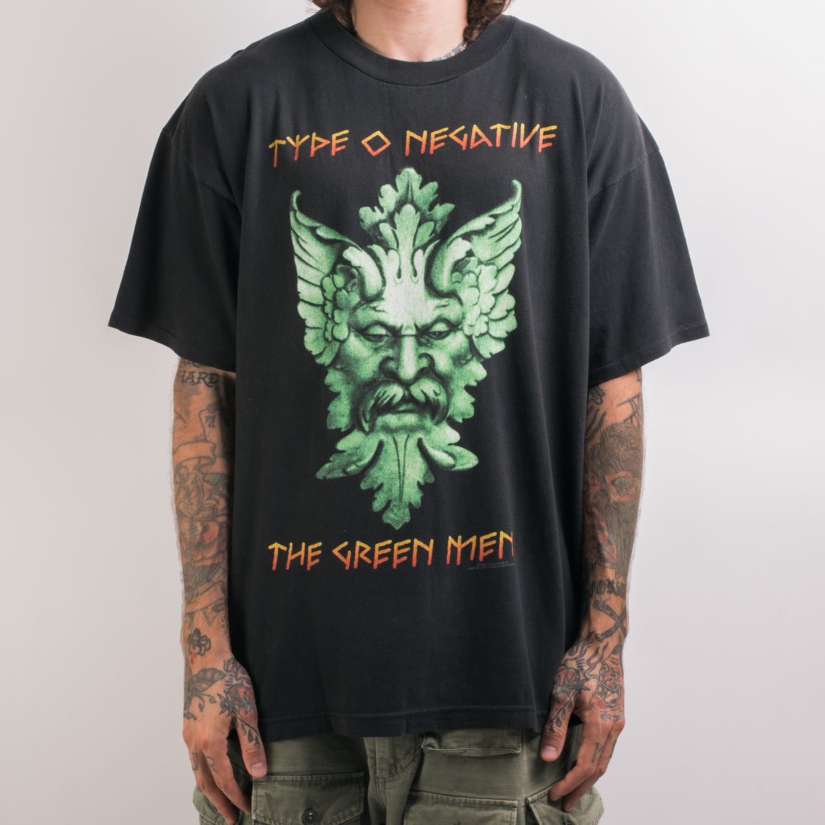 Vintage 1997 Type O Negative The Green Men T-Shirt – Mills Vintage USA