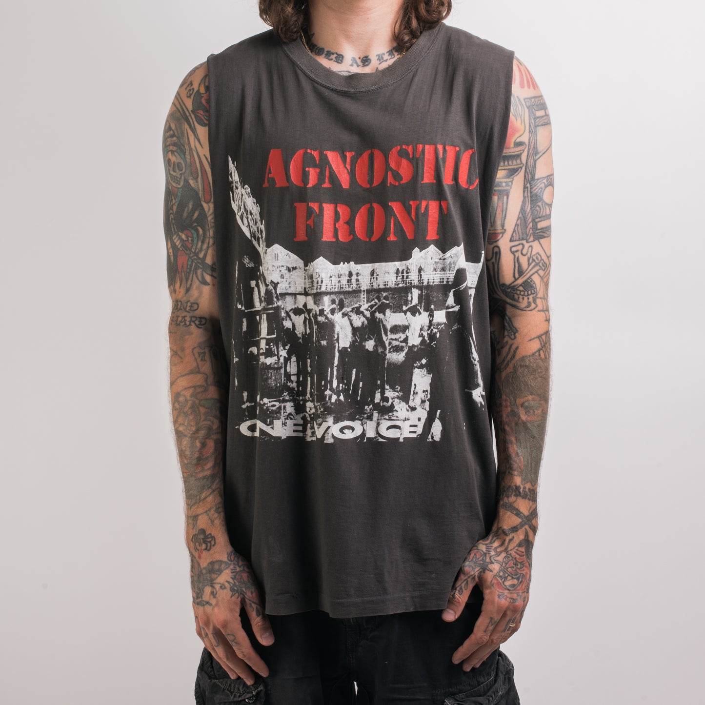 Vintage 1992 Agnostic Front One Voice Tour T-Shirt