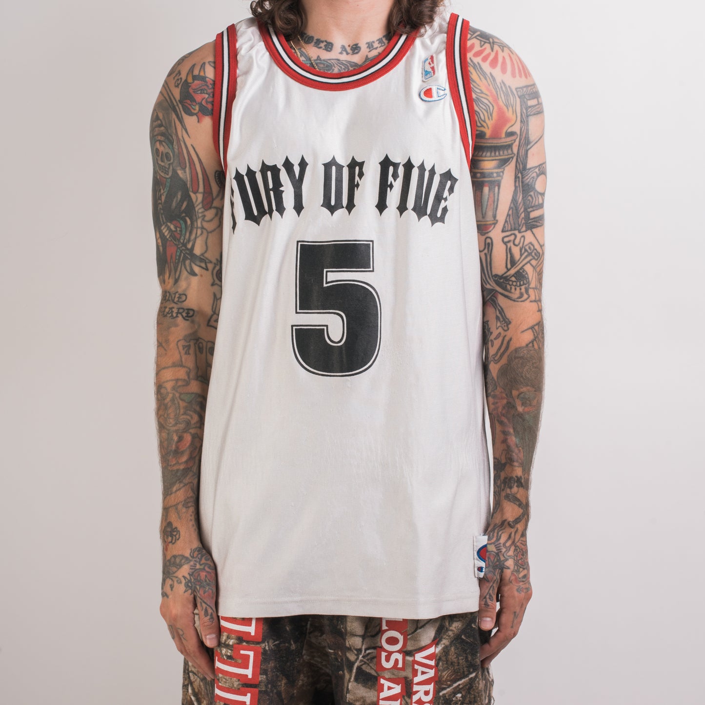 Vintage 90’s Fury Of Five Champion Basketball Jersey