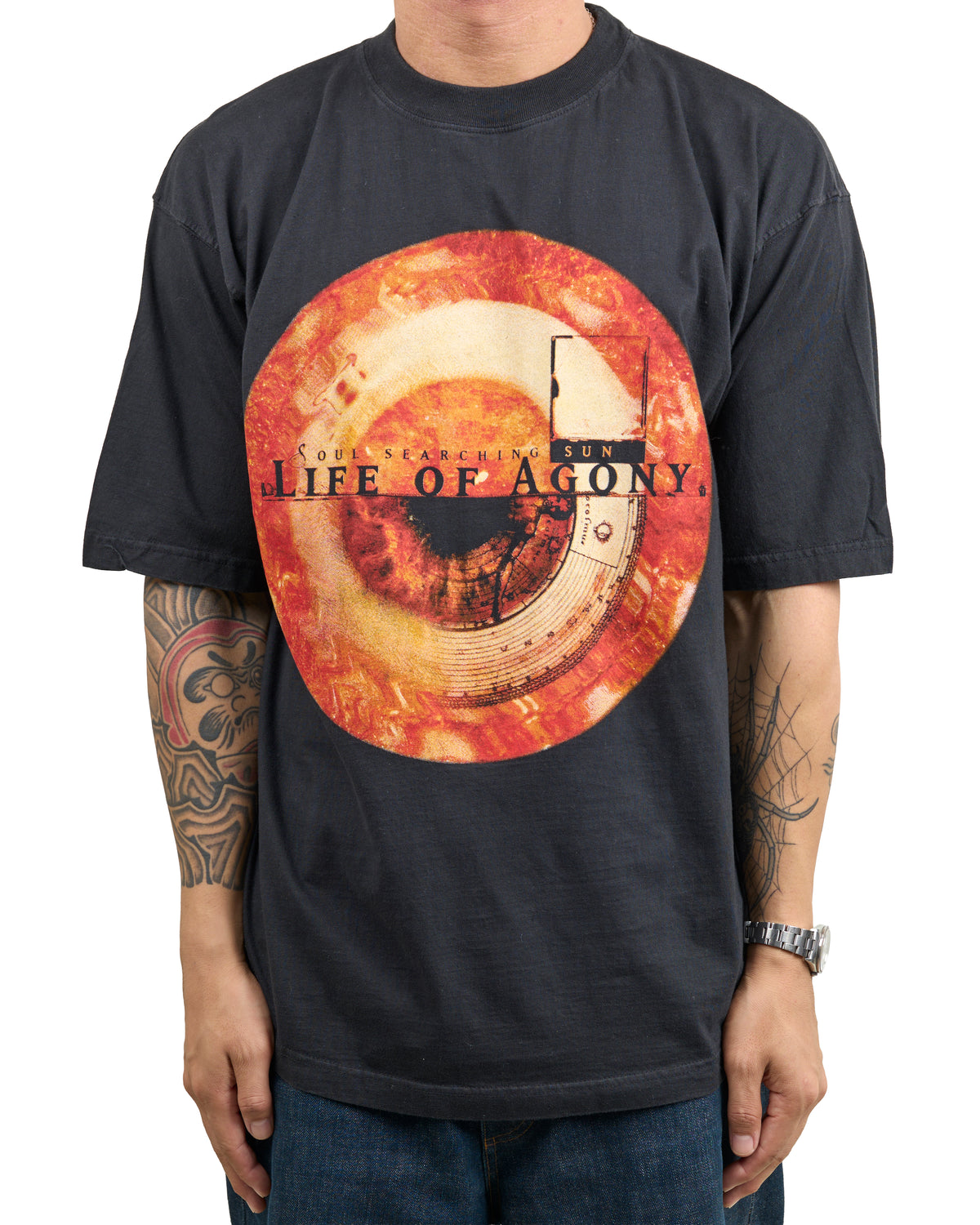 Vintage 1997 Life Of Agony Soul Searching Sun T-Shirt