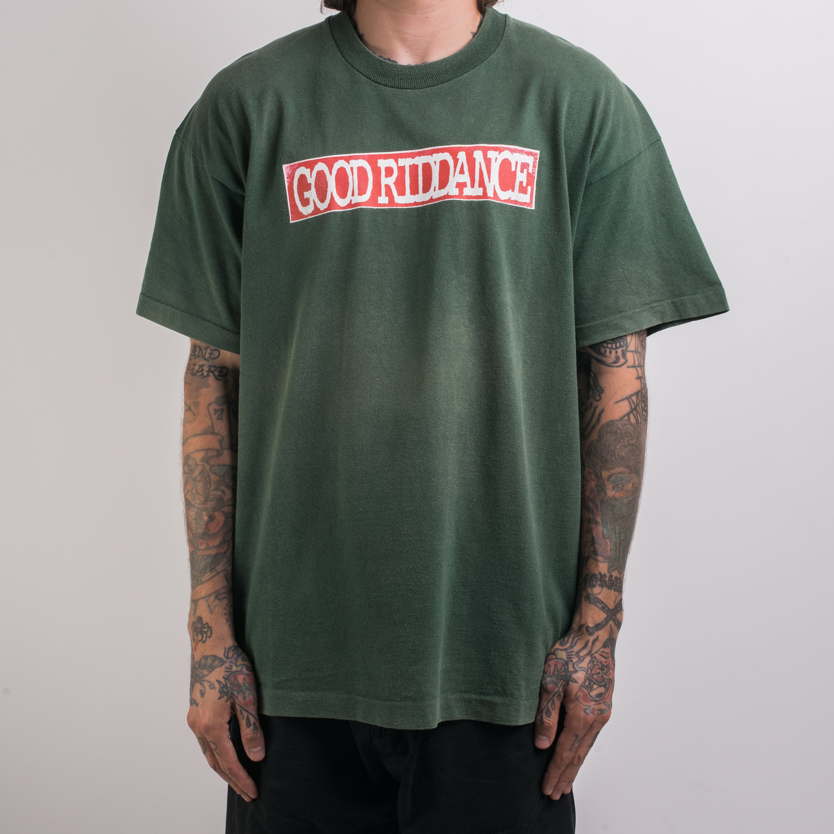 Vintage 90’s Good Riddance For God And Country T-Shirt – Mills Vintage USA