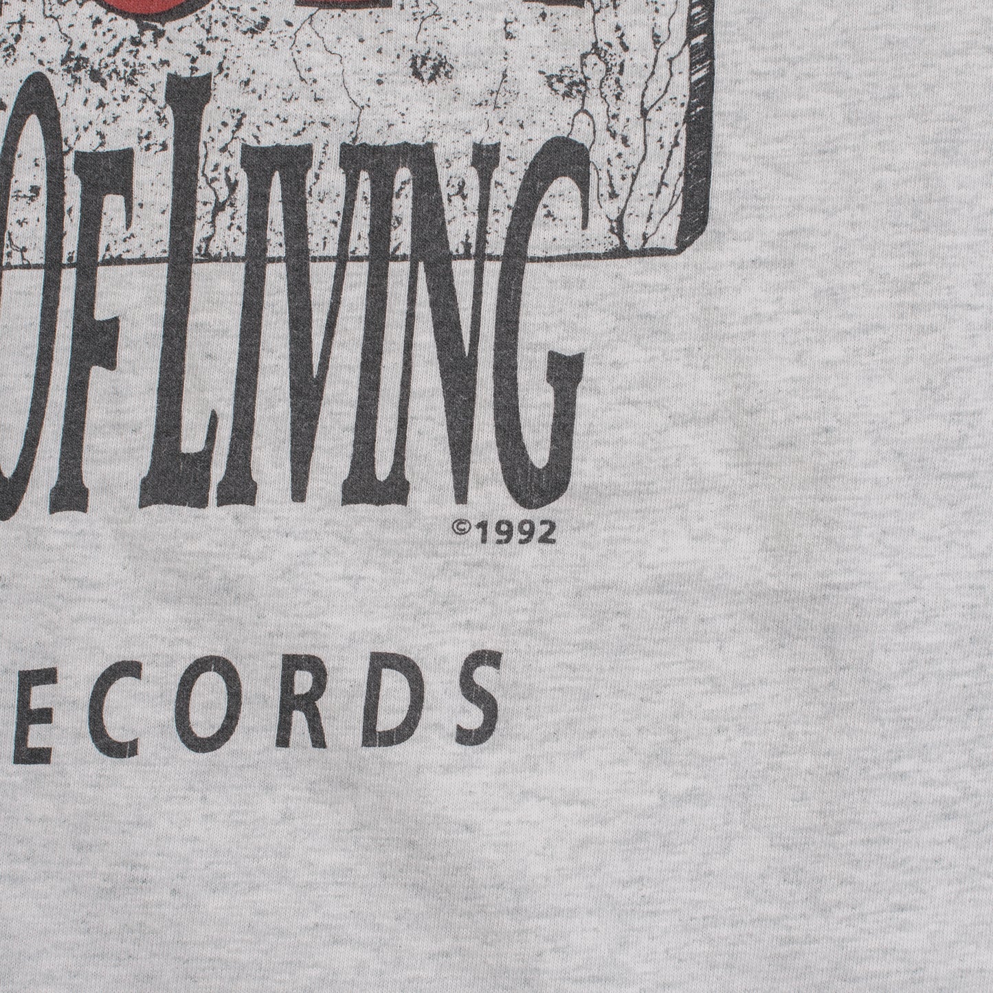Vintage 1992 Vision Just Short Of Living T-Shirt