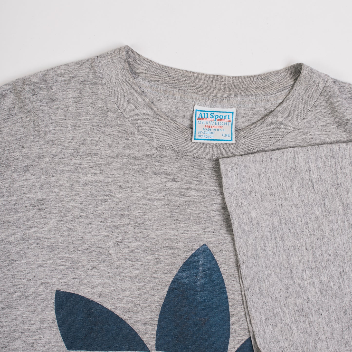 Vintage 90’s Drug Free Adidas Rip T-Shirt