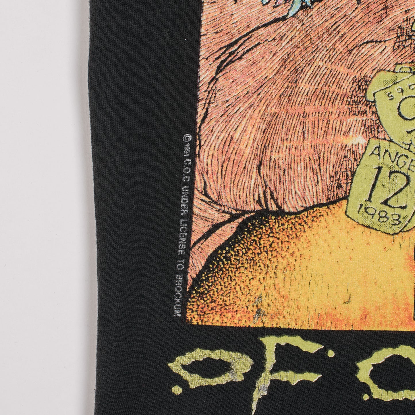 Vintage 1991 Corrosion Of Conformity Reality Comes Crawling T-Shirt