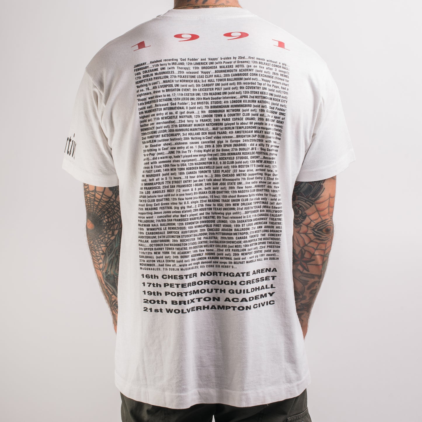 Vintage 1991 Ned’s Atomic Dustbin T-Shirt