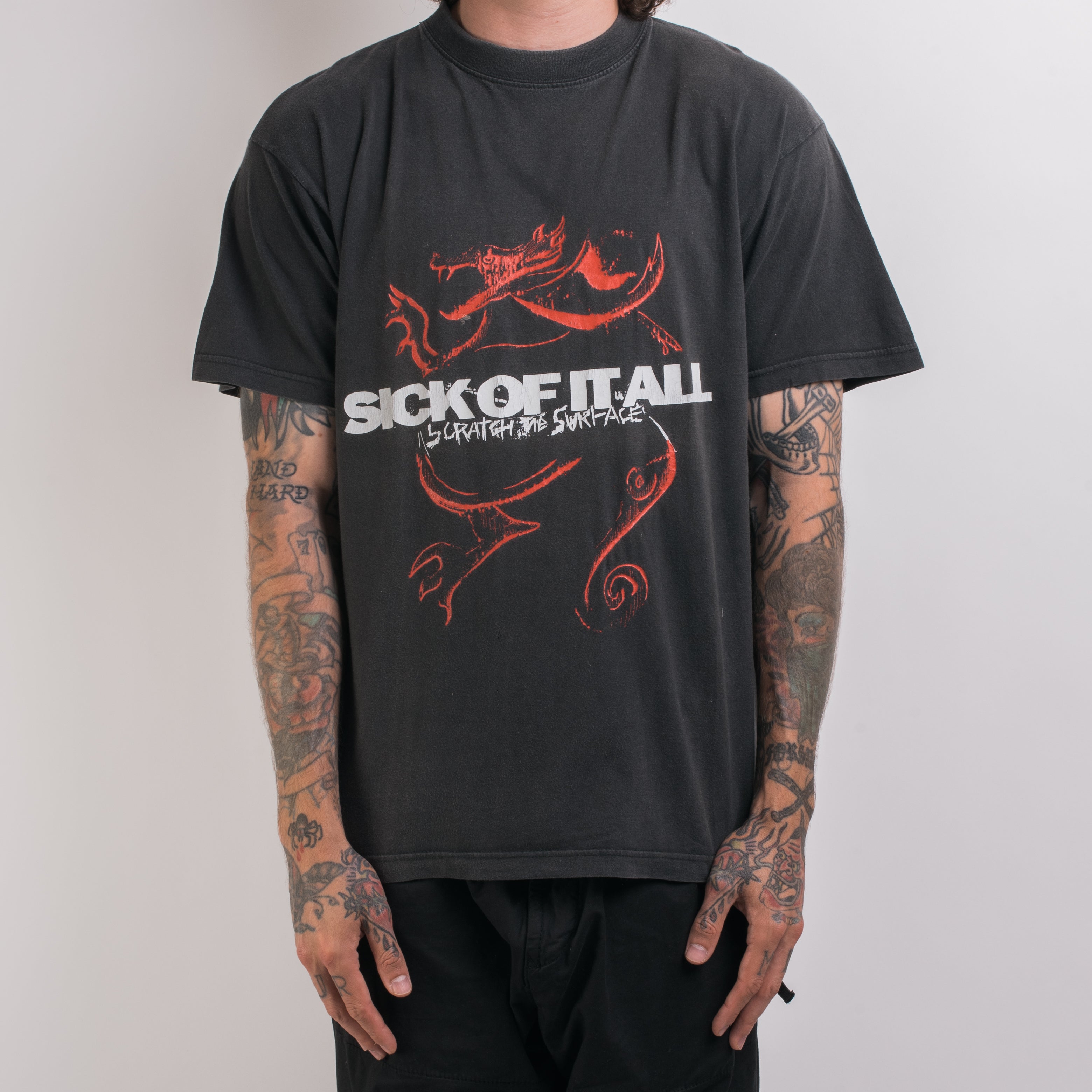 Sick Riders Merch Vintage 90’s Sick Of It All Scratch The Surface T-Shirt – Mills Vintage USA