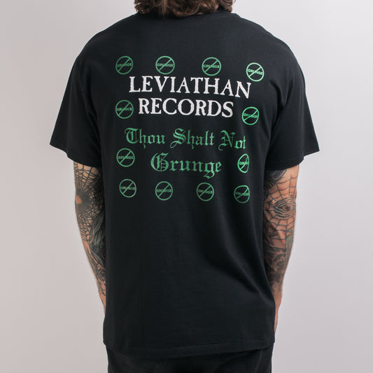 Vintage 90’s Leviathan Records Thou Shall Not Grunge T-Shirt