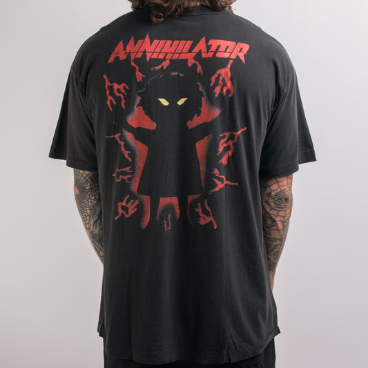 Vintage 1990 Annihilator Never, Neverland T-Shirt