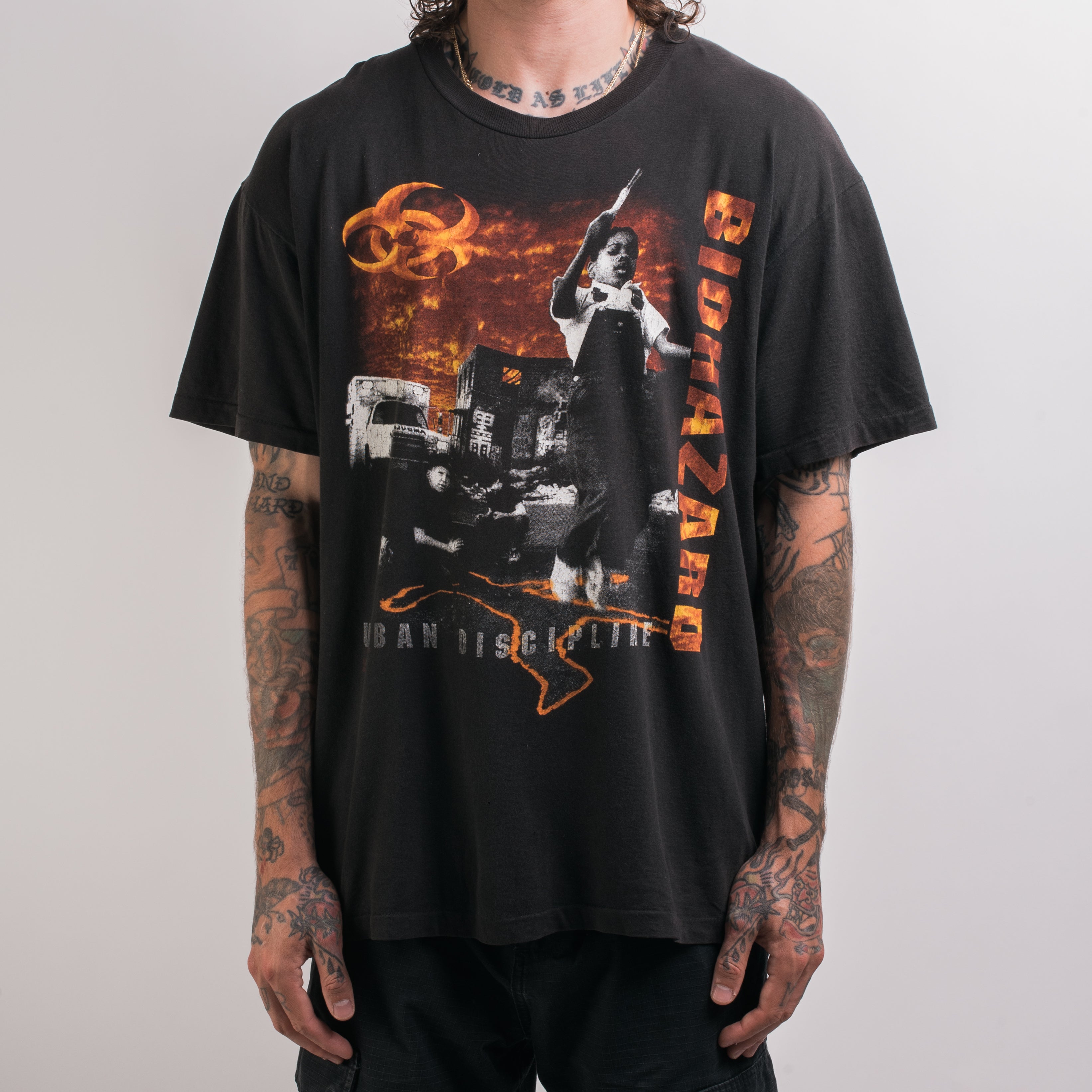 Biohazard Merch Vintage 1993 Biohazard Urban Chaos T-Shirt – Mills Vintage USA