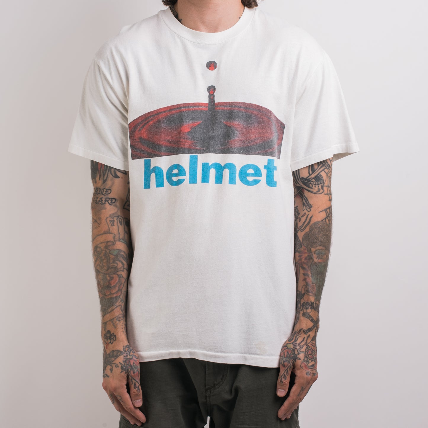 Vintage 1992 Helmet Meantime Tour T-Shirt