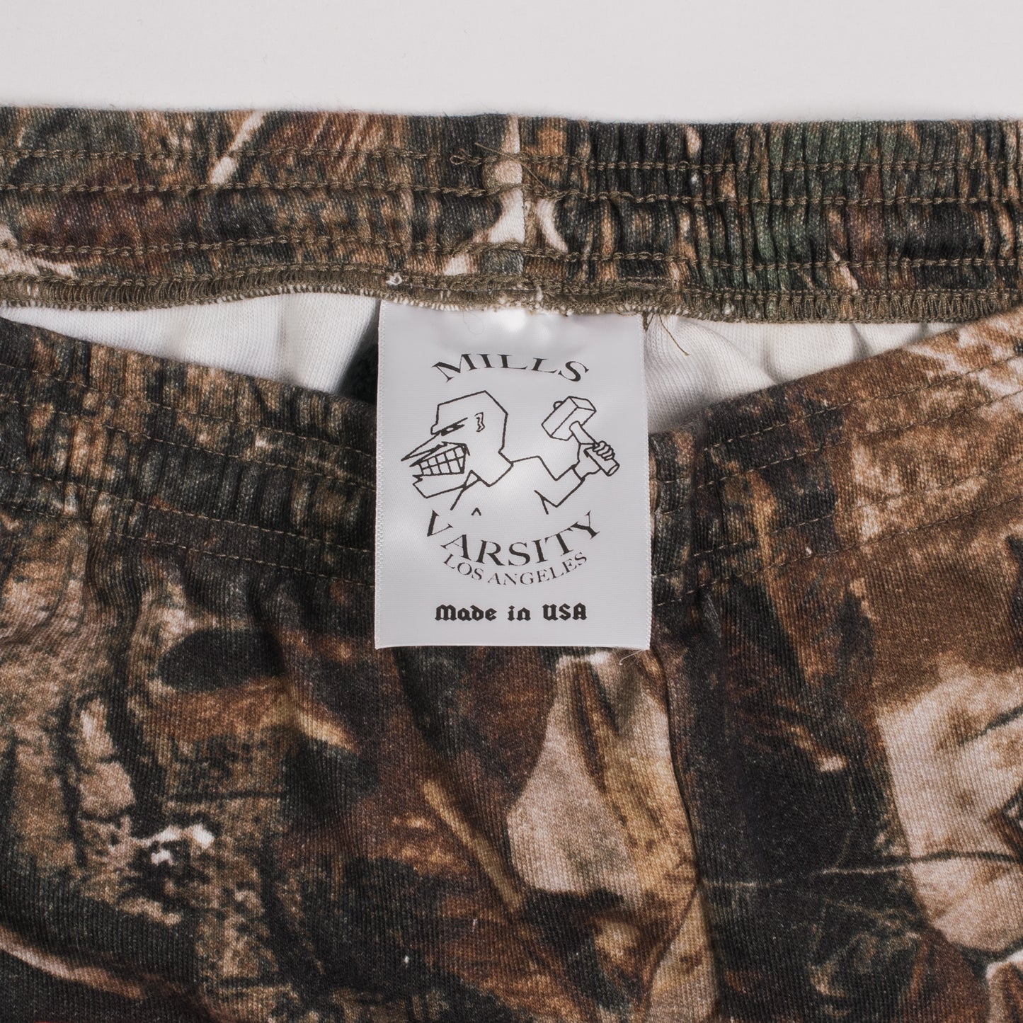 Mills X Varsity Los Angeles Real Tree Camo Shorts