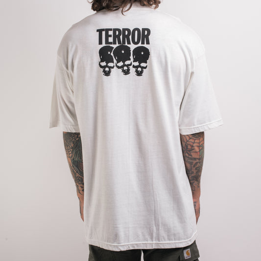 Vintage 90’s Don Rock Terror Worldwide Charles Manson T-Shirt